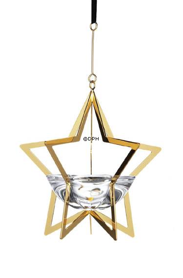 Jährlicher Weihnachtskerzenhalter 2007, Stern. Holmegaard Christmas