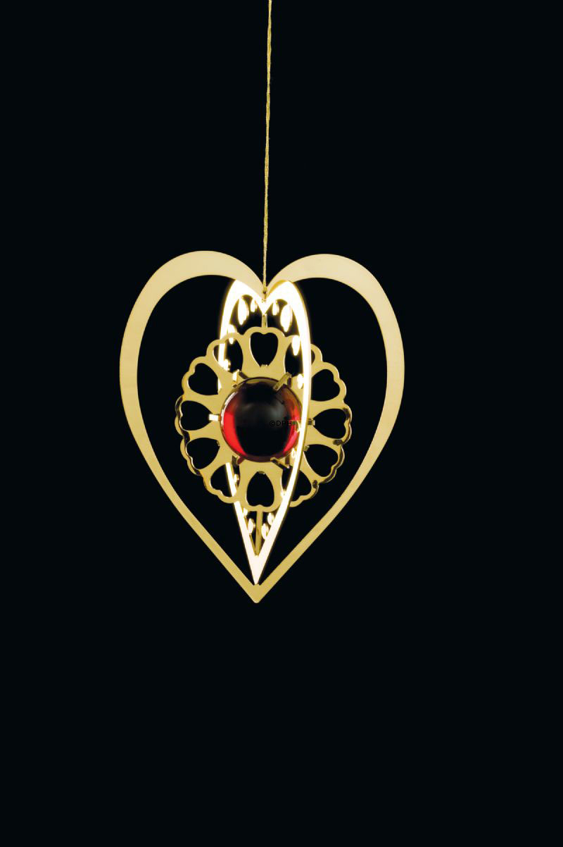 Jährliche Weihnachtsschmuck 2005, Herz. Holmegaard Christmas