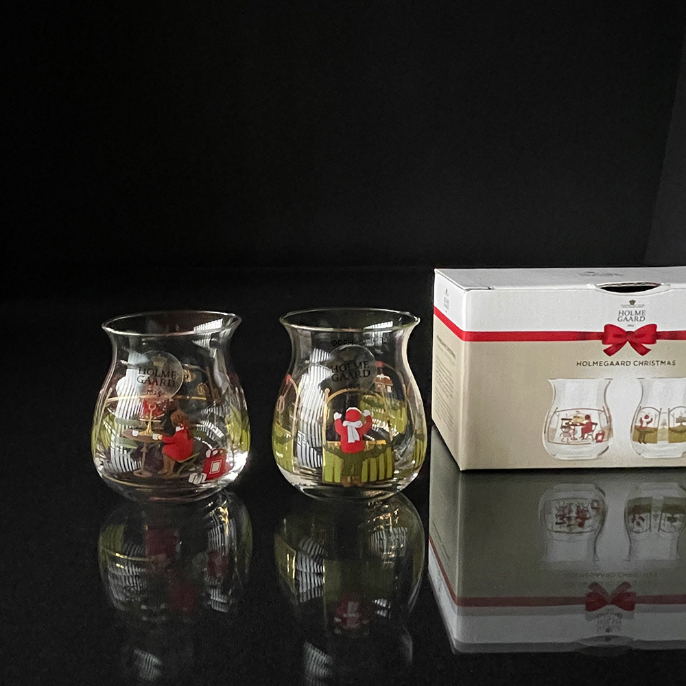 Teelichthalter 2023, 2 Stück Holmegaard Christmas