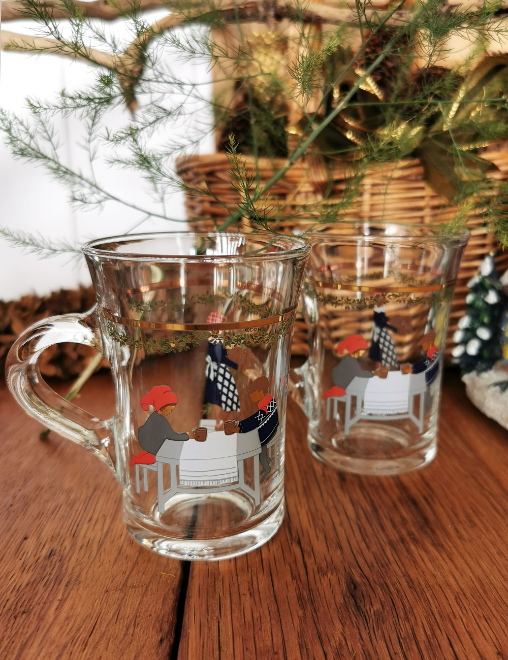 Hot Drink Gläser 2024, 2 Stück, Holmegaard Christmas