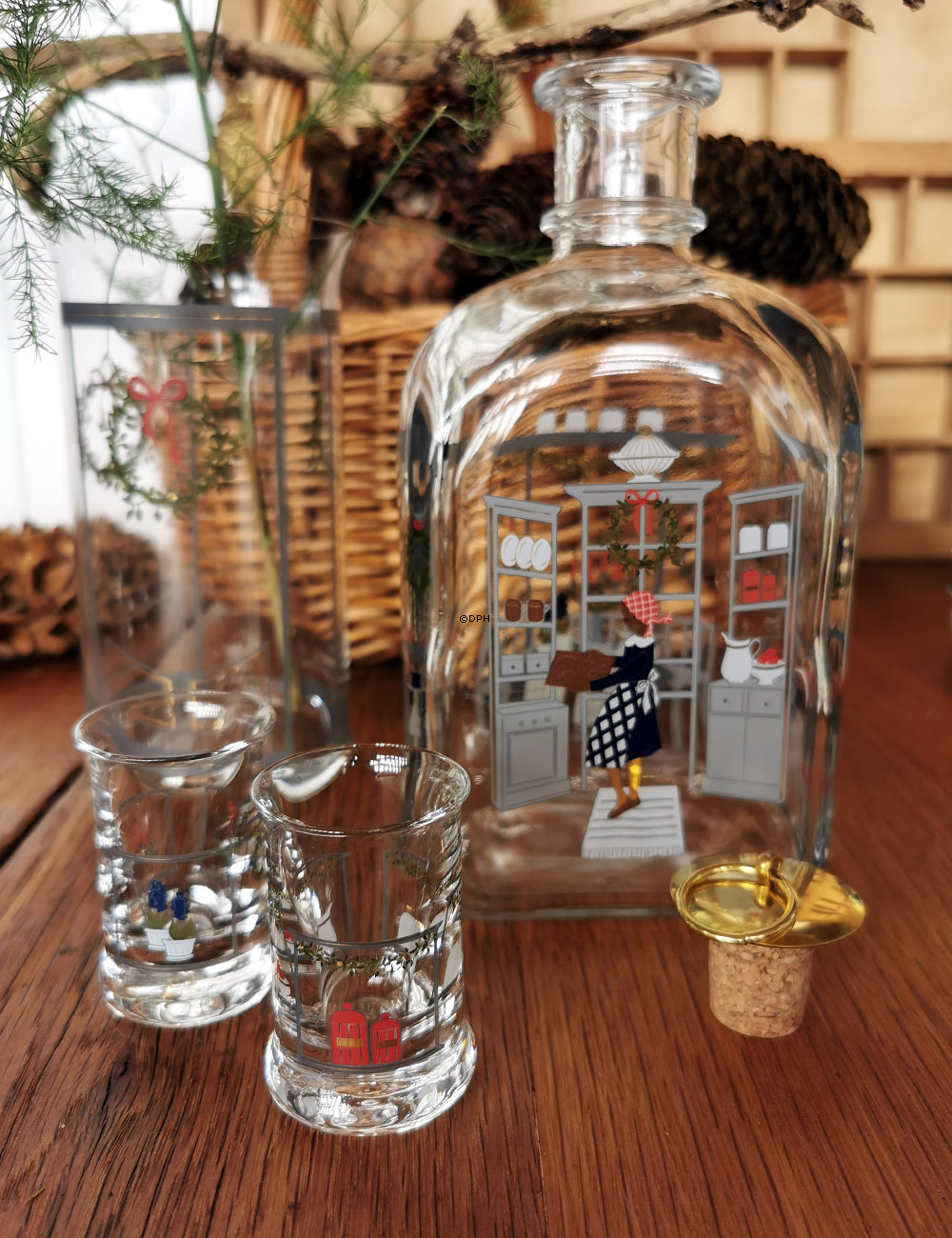 Dramgläser 2024, 2er Set. Holmegaard Christmas