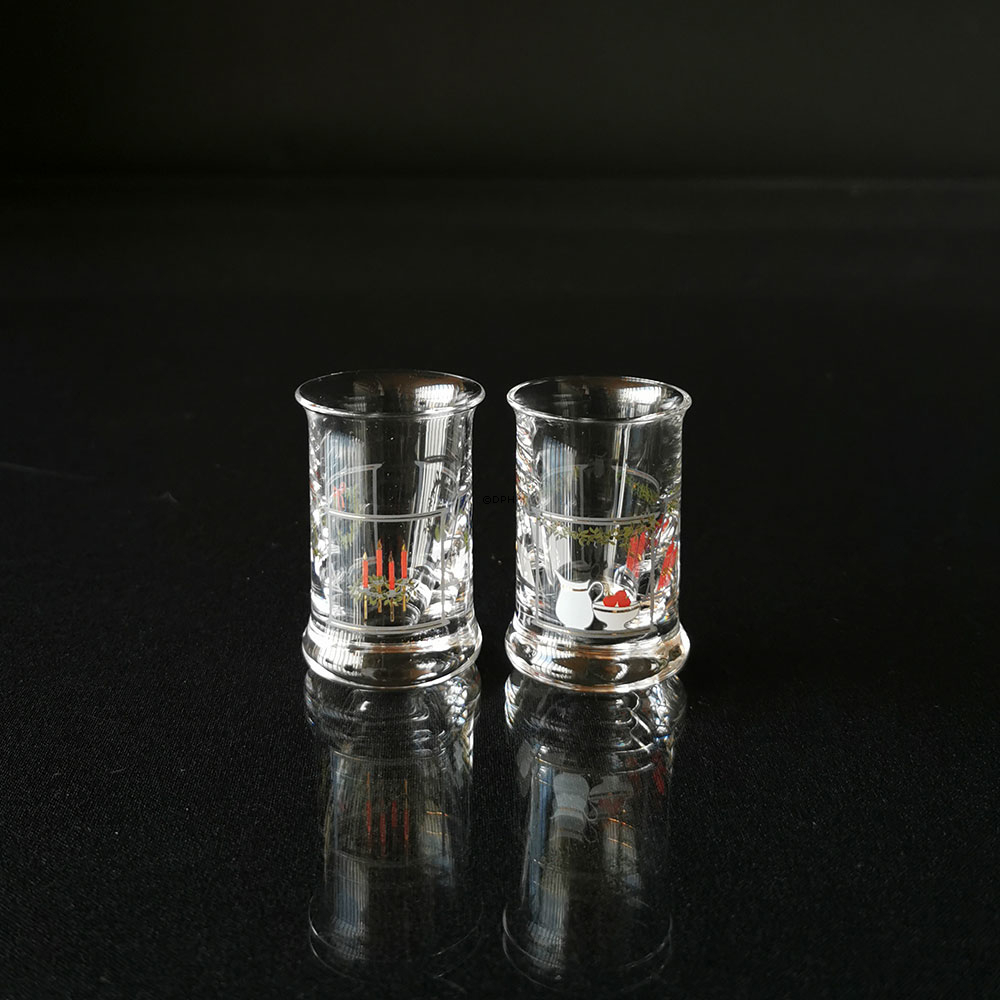 Dramgläser 2024, 2er Set. Holmegaard Christmas