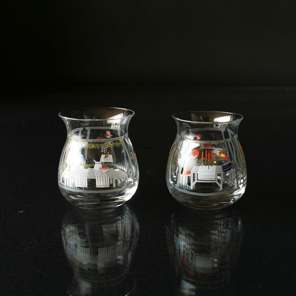 Teelichthalter 2024, 2 Stück Holmegaard Christmas