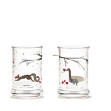 Dramgläser 2011, 2er Set. Holmegaard Christmas