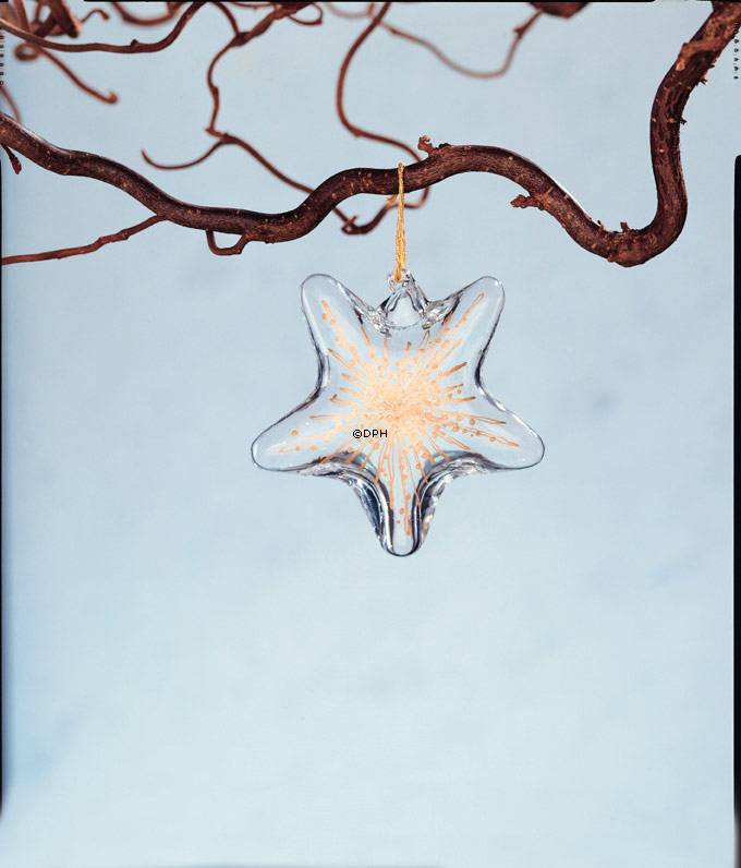 Kristallschmuck Holmegaard 2003, Stern