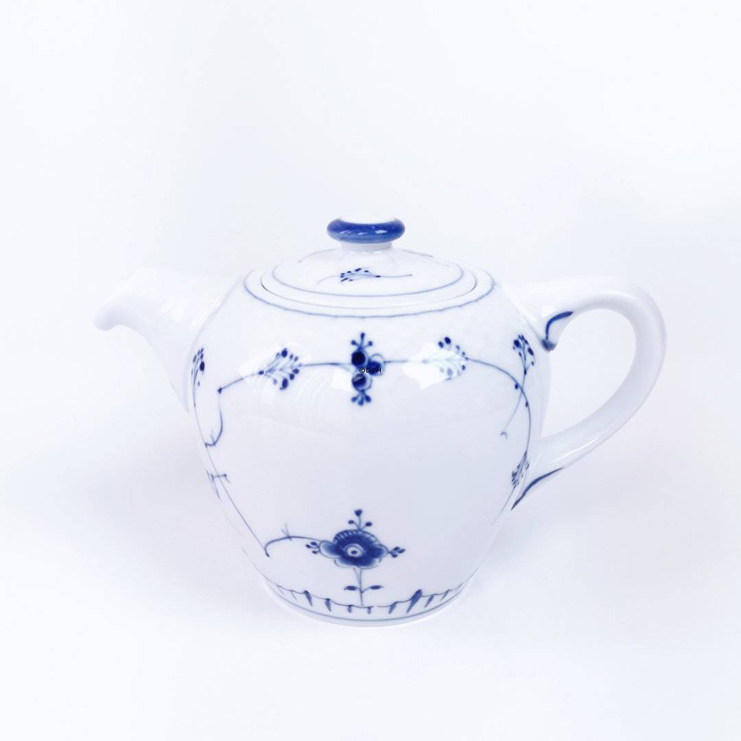 Blaugemalt Klein Hotelporzellan-Teekanne, Bing & Gröndahl Nr. 1050