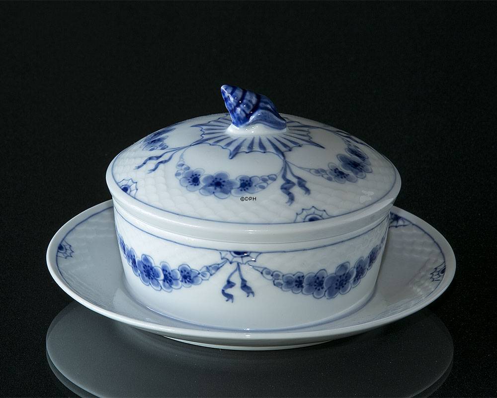 Empire Geschirr Schale mit Deckel, Butterdose oder Marmeladedose Nr. 196