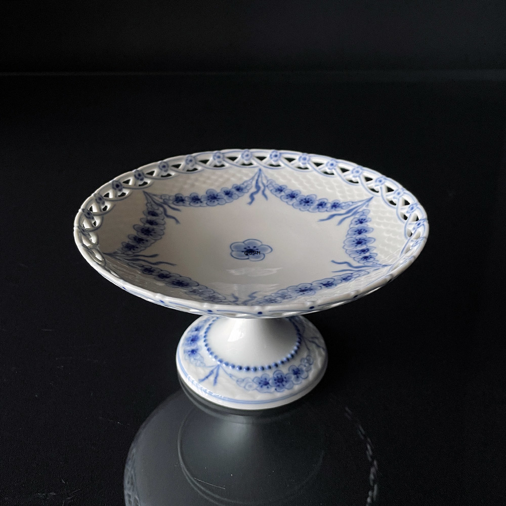 Empire Geschirr Ständer/Schale auf Fuß mit durchbrochenem Rand, Bing & Grøndahl (SEHR SELTEN)