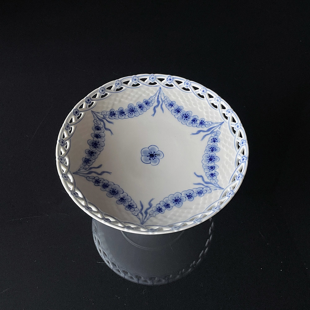 Empire Geschirr Ständer/Schale auf Fuß mit durchbrochenem Rand, Bing & Grøndahl (SEHR SELTEN)