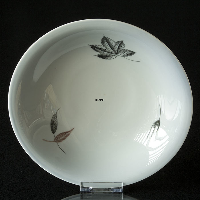 Blätter Kuchenschale auf Fuß 24cm, Bing & Gröndahl Nr. 206