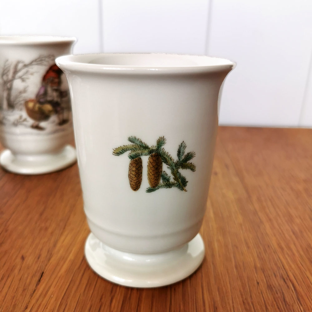 Becher mit Wiberg-Wichteln, die Dessert machen, Royal Copenhagen Nr. 5-5436