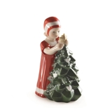 Elsa, Mädchen verziert den Tannenbaum, Royal Copenhagen Figur Nr. 095