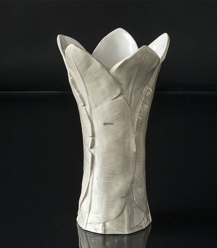 Gross Keramikvase, antik grau