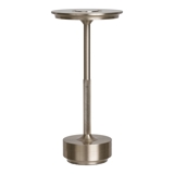 Wiederaufladbare LED-Tischlampe in Silber