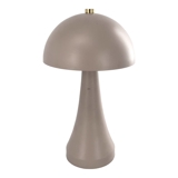 Liss LED Tischlampe in Sandfarbe, wiederaufladbar