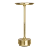 Wiederaufladbare LED-Tischlampe in Messing