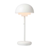 Wiederaufladbare Toscana LED-Tischlampe in Weiss