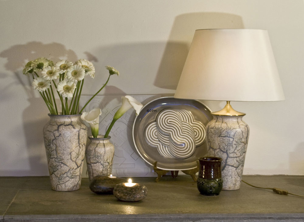 "Kerzenstein" In grauen Farben - gemischt