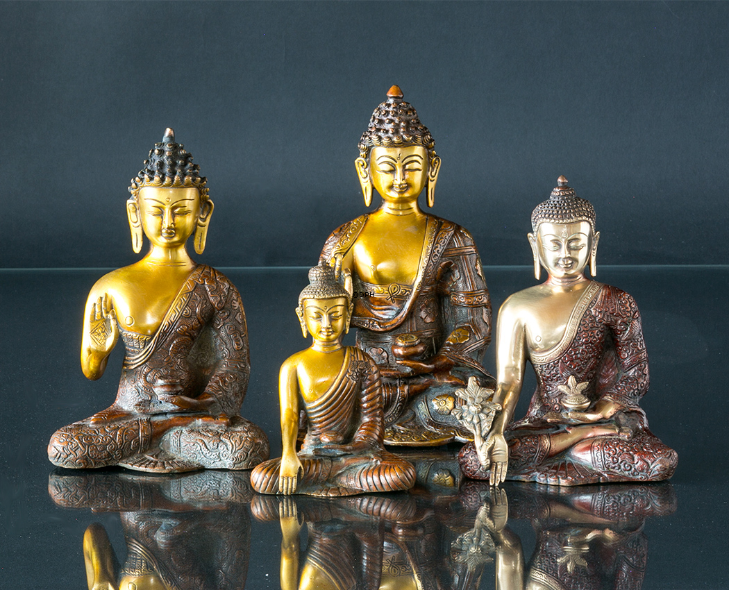 Buddha Figur Überlieferung der Lehre - Vitarka Mudra