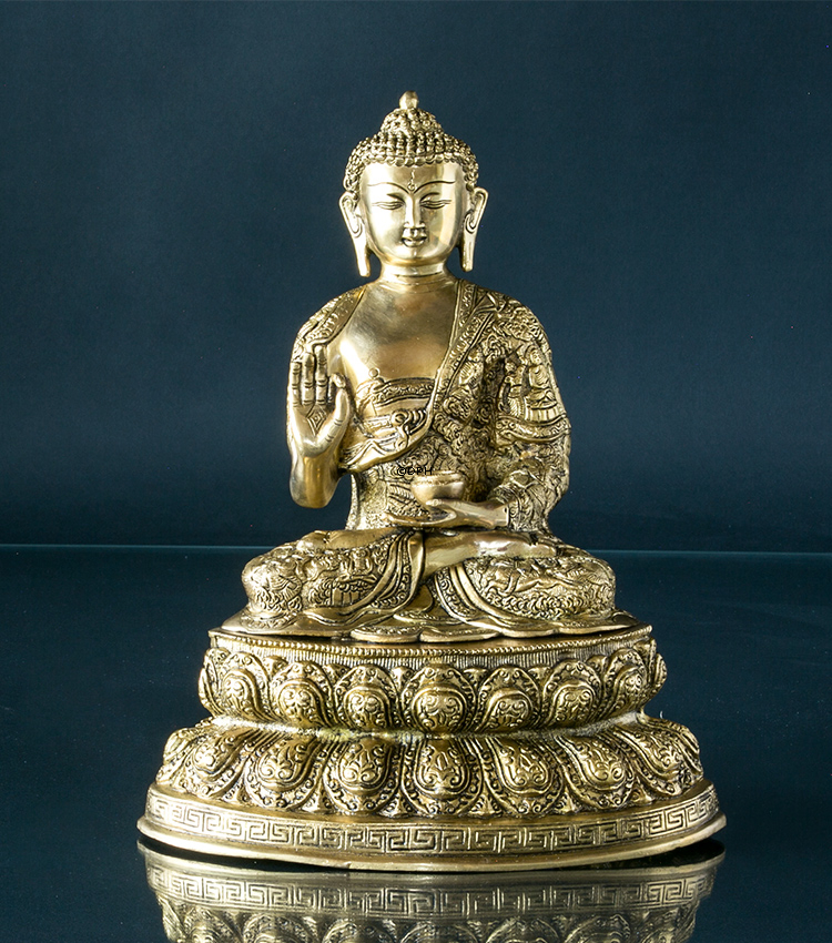 Buddha Figur Überlieferung der Lehre - Vitarka Mudra