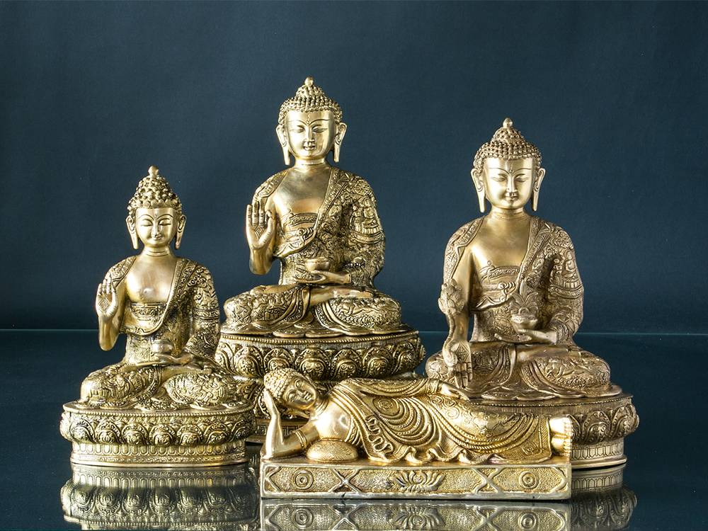 Buddha Figur Gesundheit - Wohltätigkeit - Varada Mudra