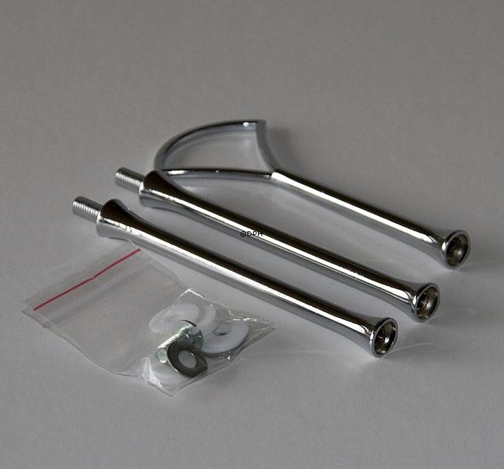 Beschläge für Kuchenständer, Silber-Finish, Fan-Deko, 3-Schicht