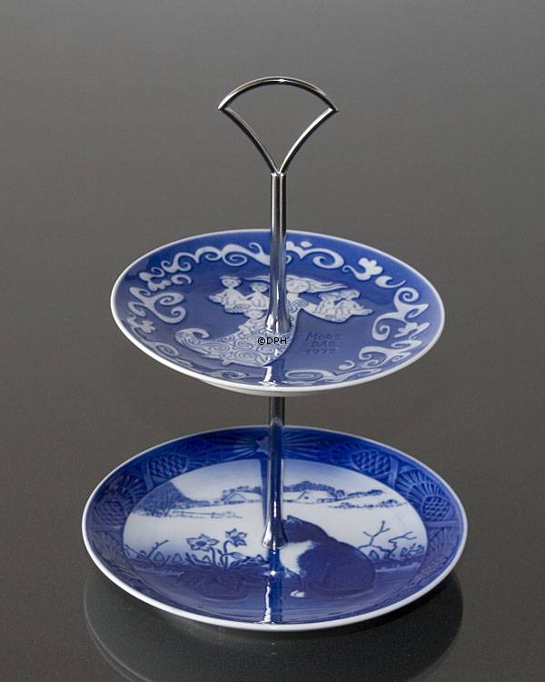 Beschläge für Kuchenständer, Silber-Finish, Fan-Deko, 3-Schicht