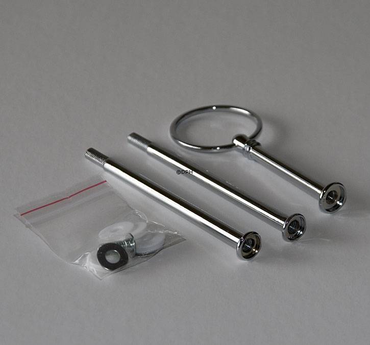 Beschl&#xE4;ge f&#xFC;r Kuchenst&#xE4;nder, Silber-Finish, Runder Griff, 2-3 Schicht