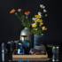 Cali Flasche / Vase blau | Nr. 861212 | DPH Trading