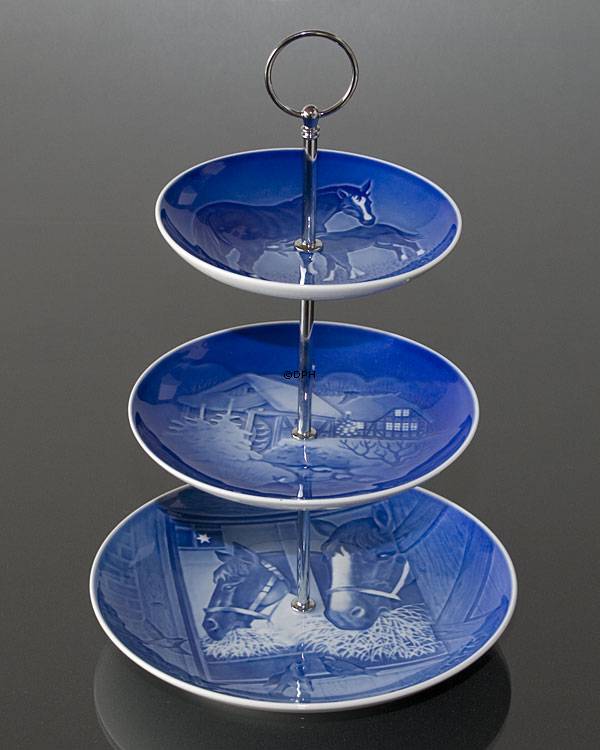 Beschl&#xE4;ge f&#xFC;r Kuchenst&#xE4;nder, Silber-Finish, Runder Griff, 2-3 Schicht