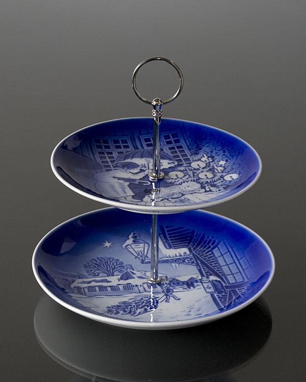 Beschläge für Kuchenständer, Silber-Finish, Runder Griff, 2-3 Schicht