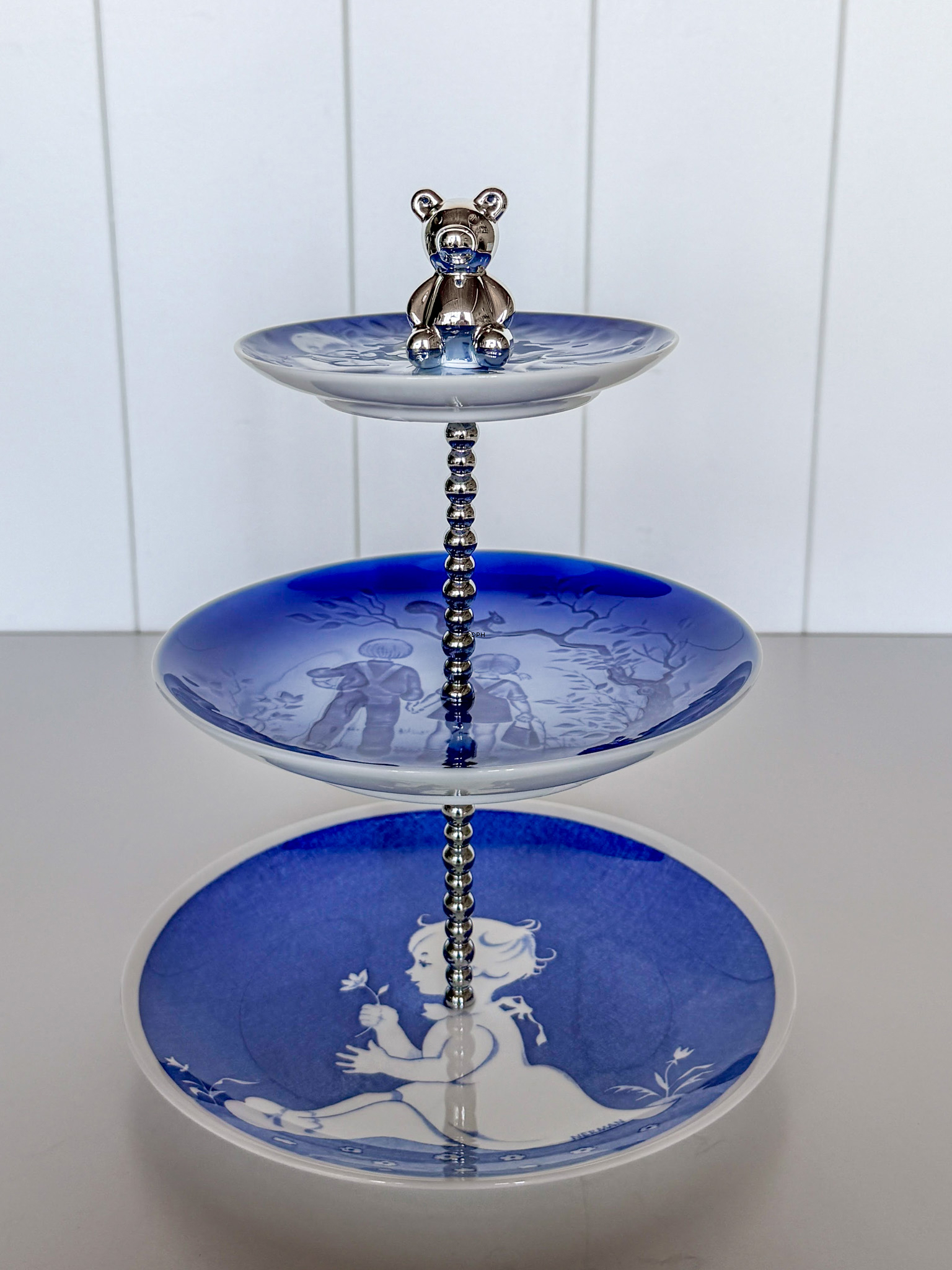 Beschläge für Kuchenständer, Silber-Finish, Bärgriff, 2-3 Schicht