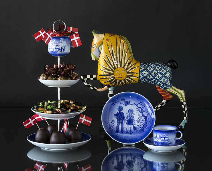 Etagere Hans Christian Andersen Weihnachtsgeschirr