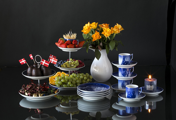 Komplette Bing & Gröndahl Etagere aus Bing & Gröndahl Tellern