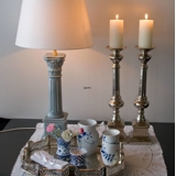 Chromleuchter, Empire 53cm