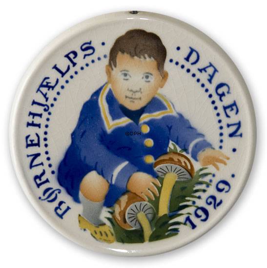 1929 Aluminia Kinderhilfeteller