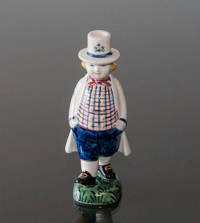 Bauernjunge, Hans 1948 1948, Aluminia Kinderhilfesfigur Nr. 2547