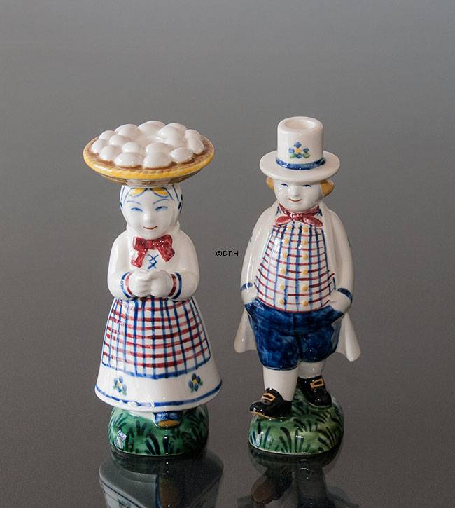 Bauernjunge, Hans 1948 1948, Aluminia Kinderhilfesfigur Nr. 2547