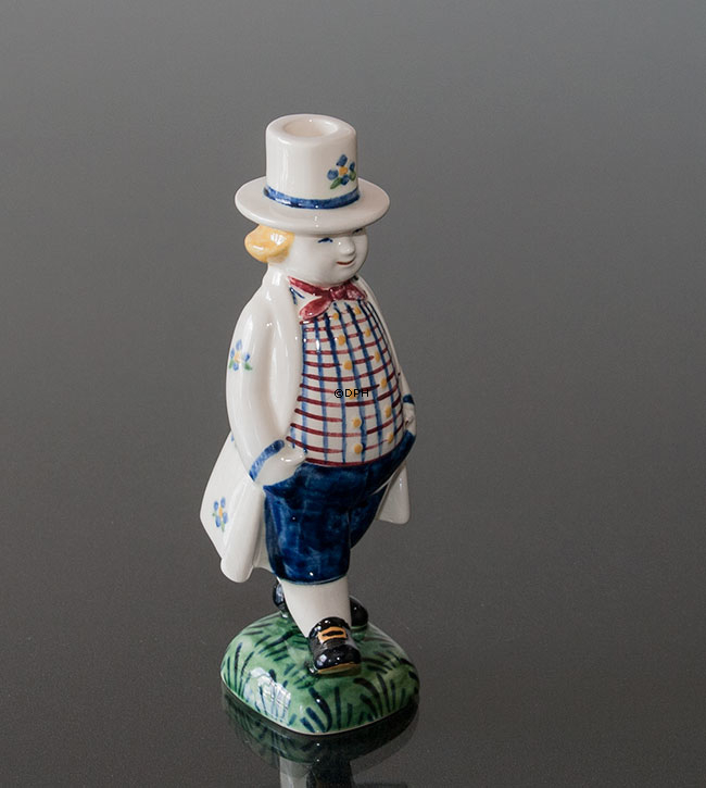 Bauernjunge, Hans 1948 1948, Aluminia Kinderhilfesfigur Nr. 2547