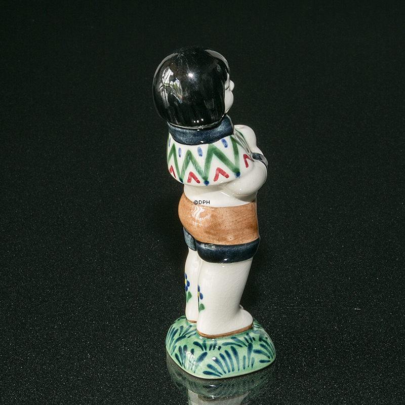 Mädchen aus Grönland, 1959, Aluminia Kinderhilfefigur Nr. 2849