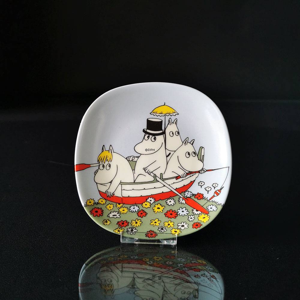 Arabia Moomin Plakette mit Mumin-Figuren