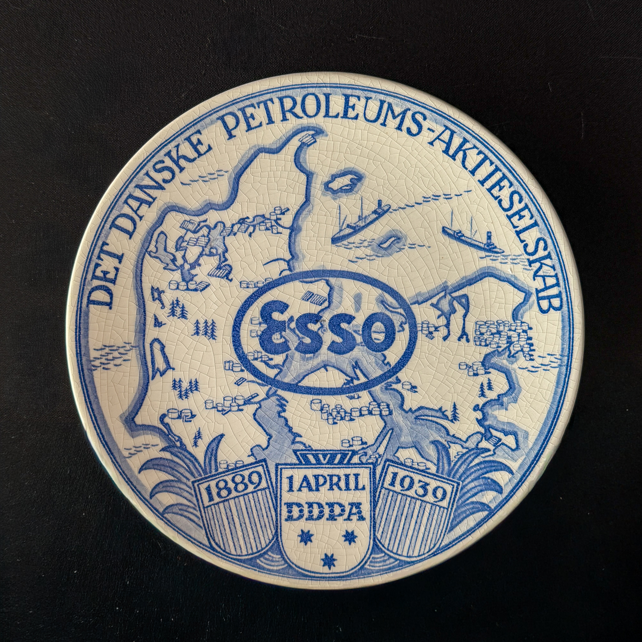 1939 Aluminia Petroleumsteller