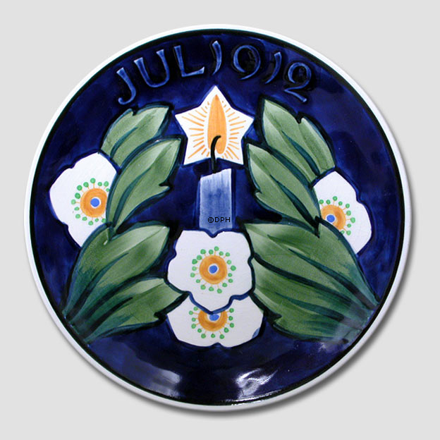 1912 Weihnachtsteller Aluminia klein