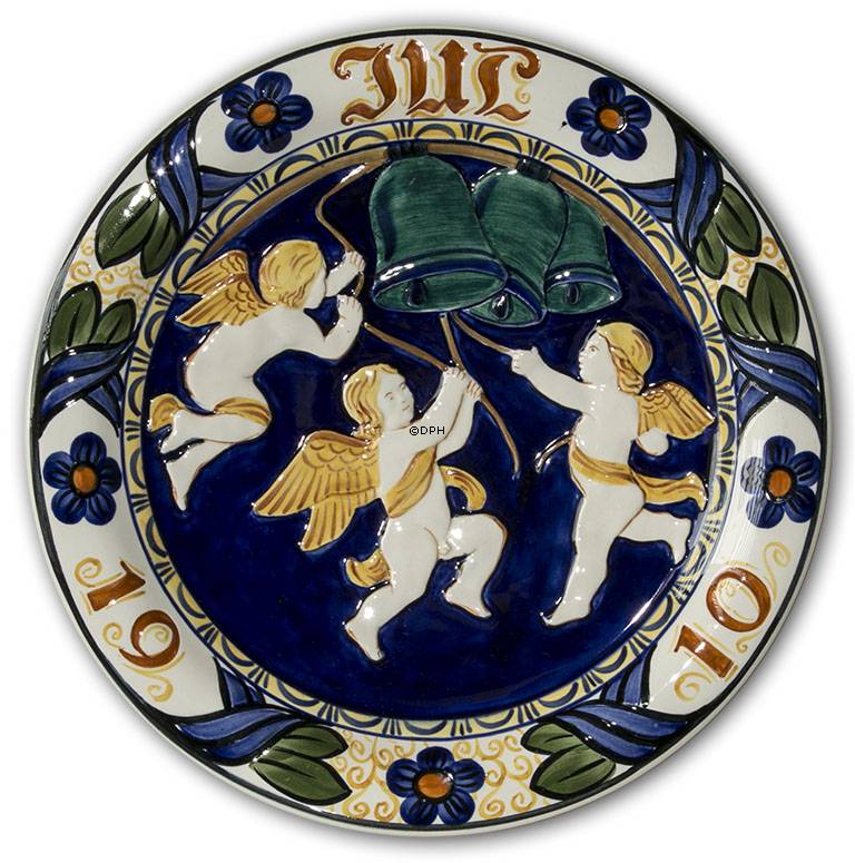 1910 Weihnachtsteller Aluminia groß