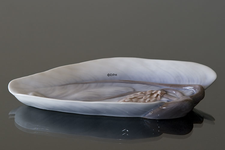 Schale mit Seerose für Meeresfrüchte, Bing & Gröndahl - Jugendstil Nr. 1169