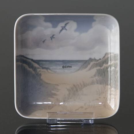 Schale mit der Westküste von Dänemark, Bing & Gröndahl Nr. 1300-6554