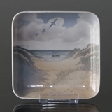 Schale mit der Westküste von Dänemark, Bing & Gröndahl Nr. 1300-6554