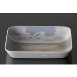 Schale mit der Westküste von Dänemark, Bing & Gröndahl Nr. 1300-6554