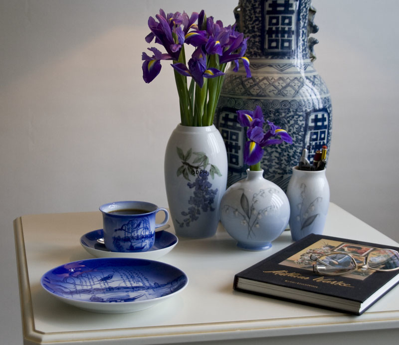 Vase mit Maiglöckchen, Bing & Gröndahl Nr. 157-5255 oder 157-255