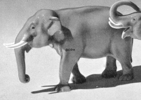 Elefant, Bing & Gröndahl Figur Nr. 1601